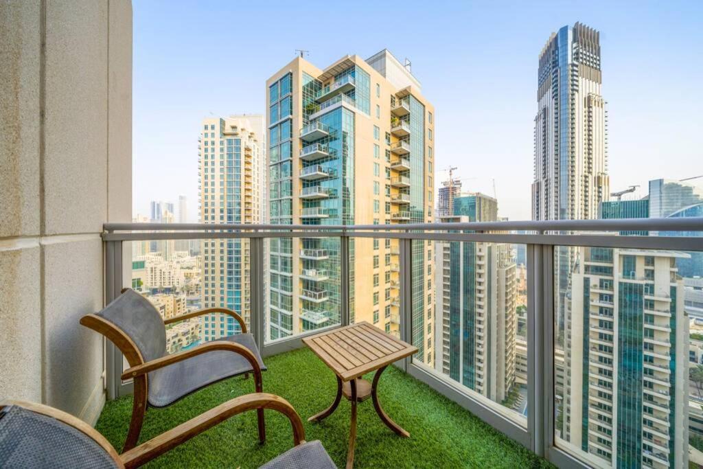 Spectacular Burj & Fountain View - Luxurious 3 Bedrooms & Maids Room - The Residences 迪拜 外观 照片
