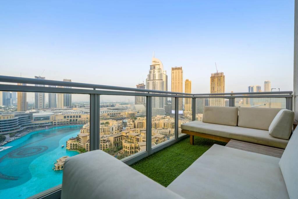 Spectacular Burj & Fountain View - Luxurious 3 Bedrooms & Maids Room - The Residences 迪拜 外观 照片