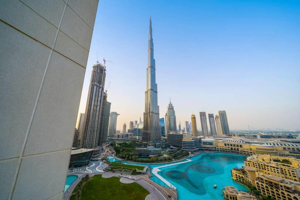Spectacular Burj & Fountain View - Luxurious 3 Bedrooms & Maids Room - The Residences 迪拜 外观 照片