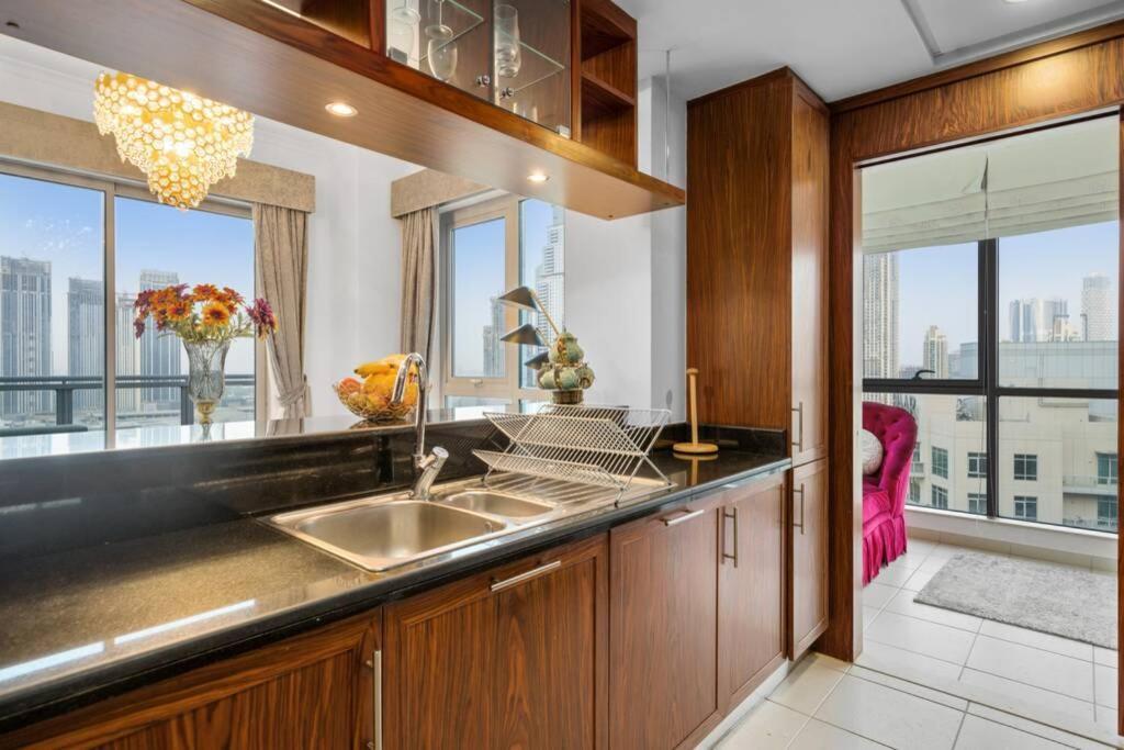 Spectacular Burj & Fountain View - Luxurious 3 Bedrooms & Maids Room - The Residences 迪拜 外观 照片
