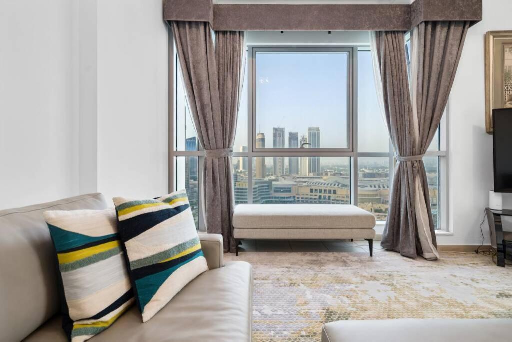 Spectacular Burj & Fountain View - Luxurious 3 Bedrooms & Maids Room - The Residences 迪拜 外观 照片