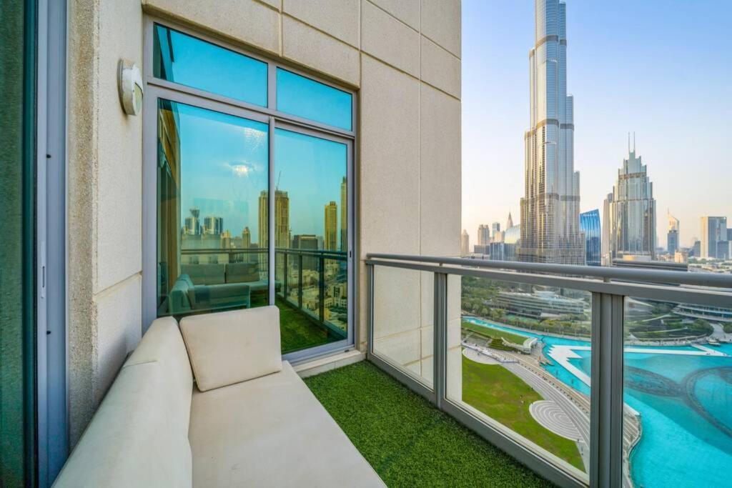 Spectacular Burj & Fountain View - Luxurious 3 Bedrooms & Maids Room - The Residences 迪拜 外观 照片