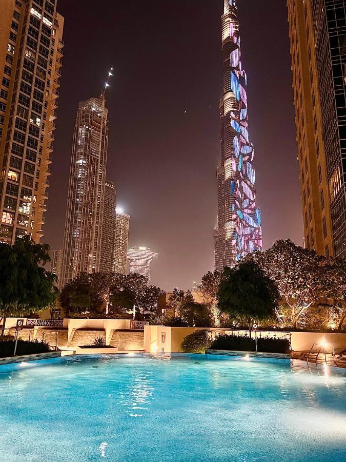 Spectacular Burj & Fountain View - Luxurious 3 Bedrooms & Maids Room - The Residences 迪拜 外观 照片