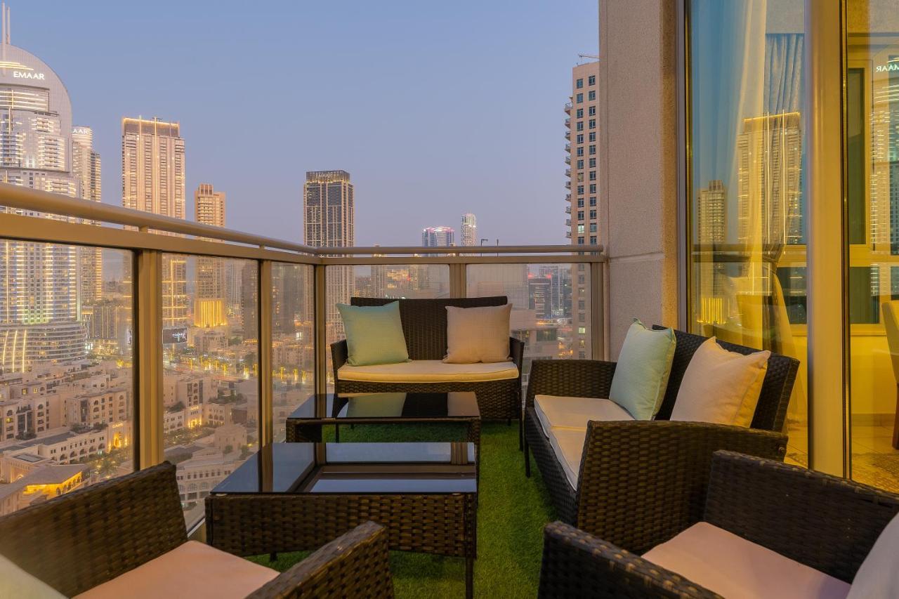 Spectacular Burj & Fountain View - Luxurious 3 Bedrooms & Maids Room - The Residences 迪拜 外观 照片