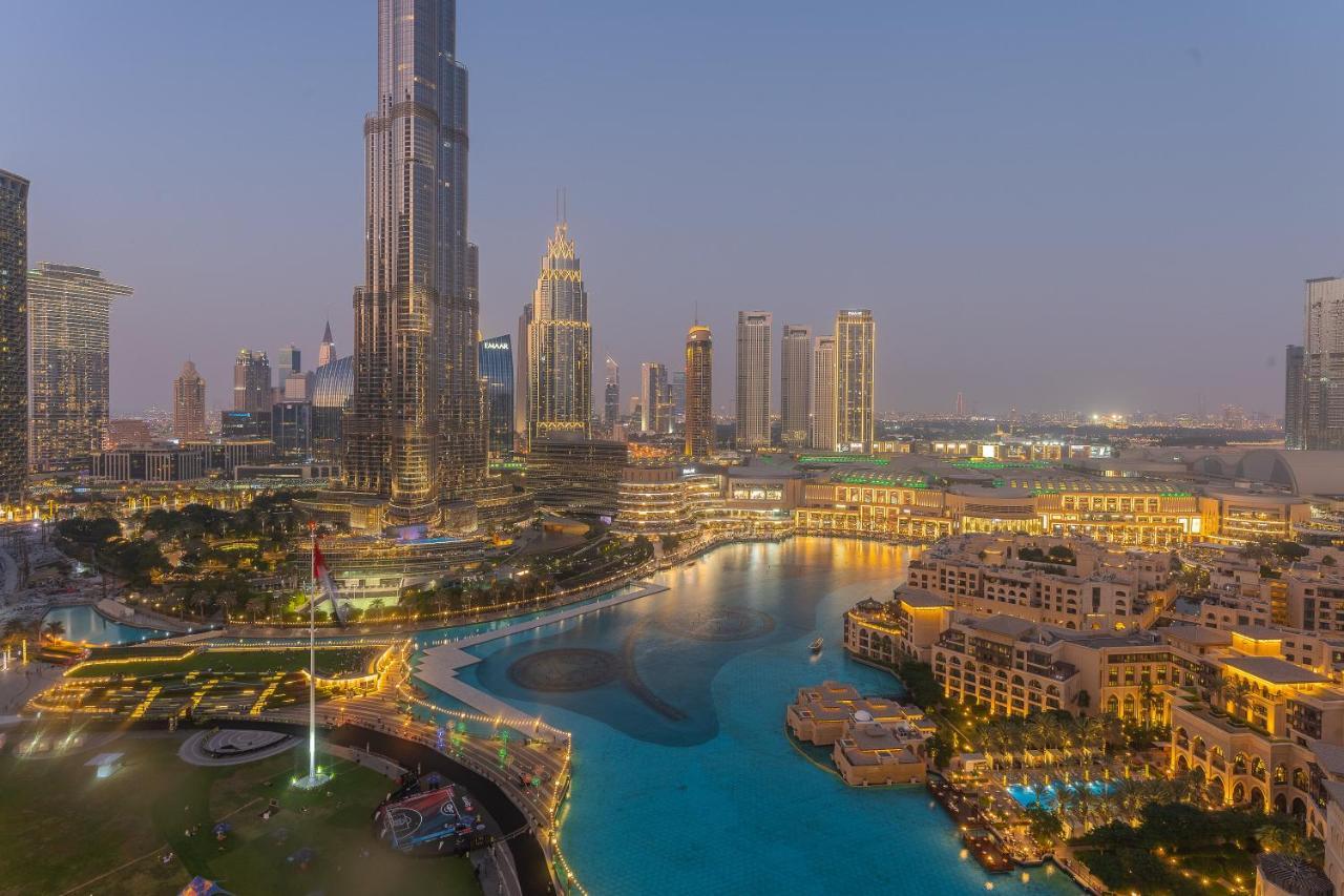 Spectacular Burj & Fountain View - Luxurious 3 Bedrooms & Maids Room - The Residences 迪拜 外观 照片