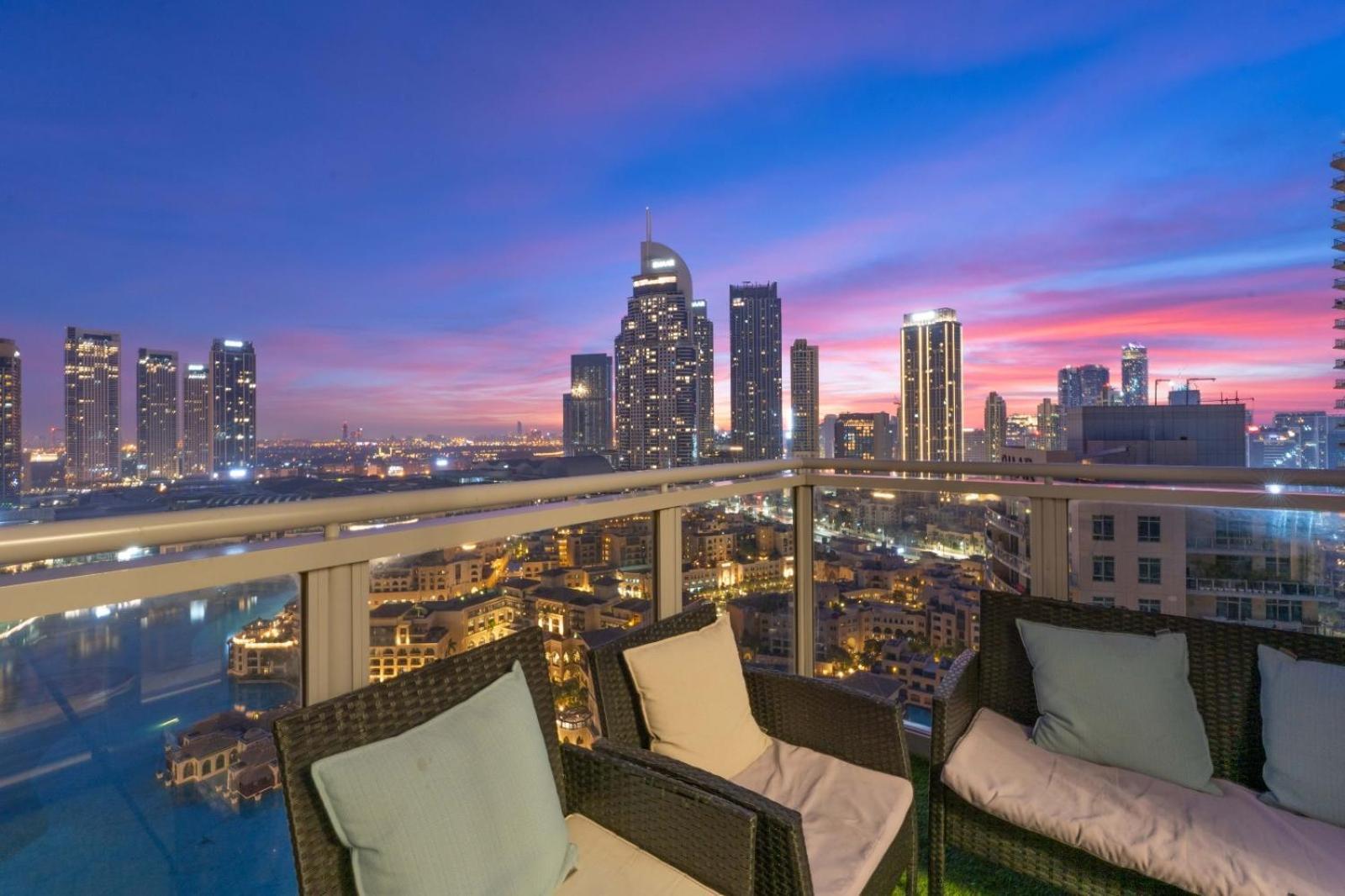Spectacular Burj & Fountain View - Luxurious 3 Bedrooms & Maids Room - The Residences 迪拜 外观 照片