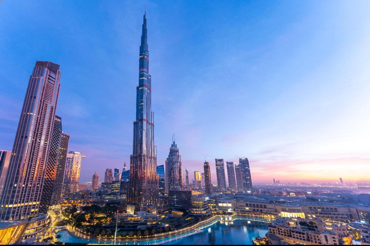 Spectacular Burj & Fountain View - Luxurious 3 Bedrooms & Maids Room - The Residences 迪拜 外观 照片