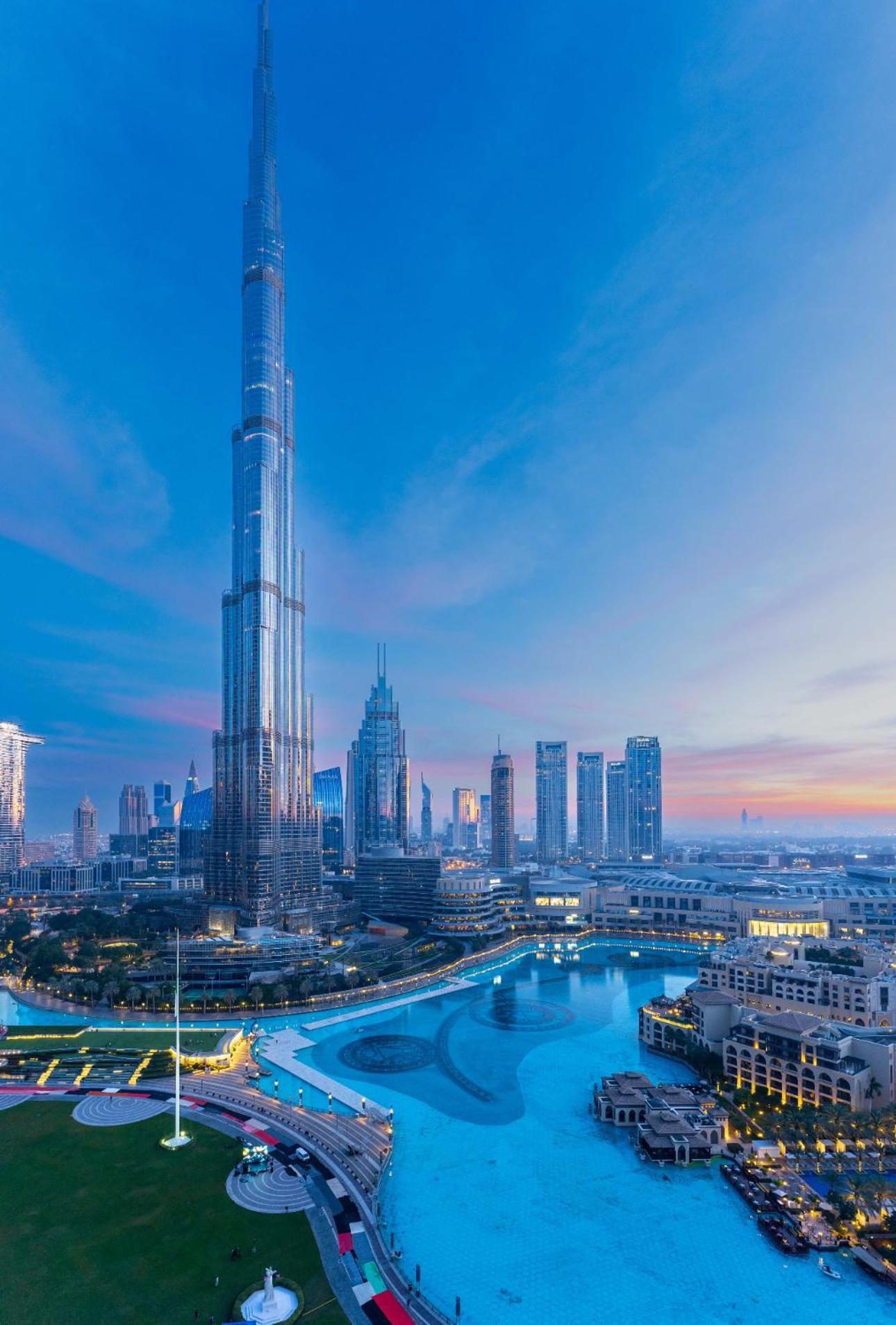 Spectacular Burj & Fountain View - Luxurious 3 Bedrooms & Maids Room - The Residences 迪拜 外观 照片