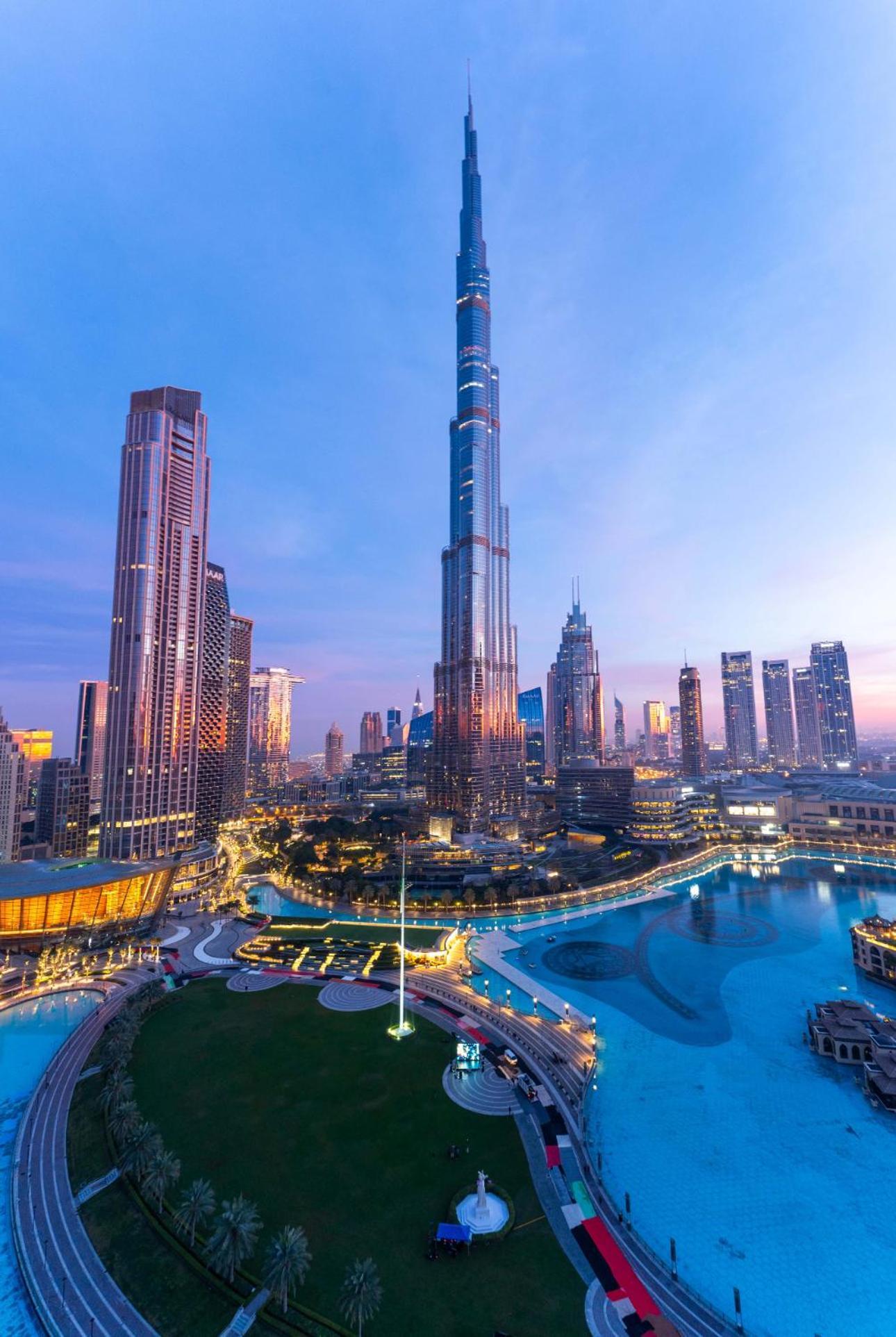 Spectacular Burj & Fountain View - Luxurious 3 Bedrooms & Maids Room - The Residences 迪拜 外观 照片