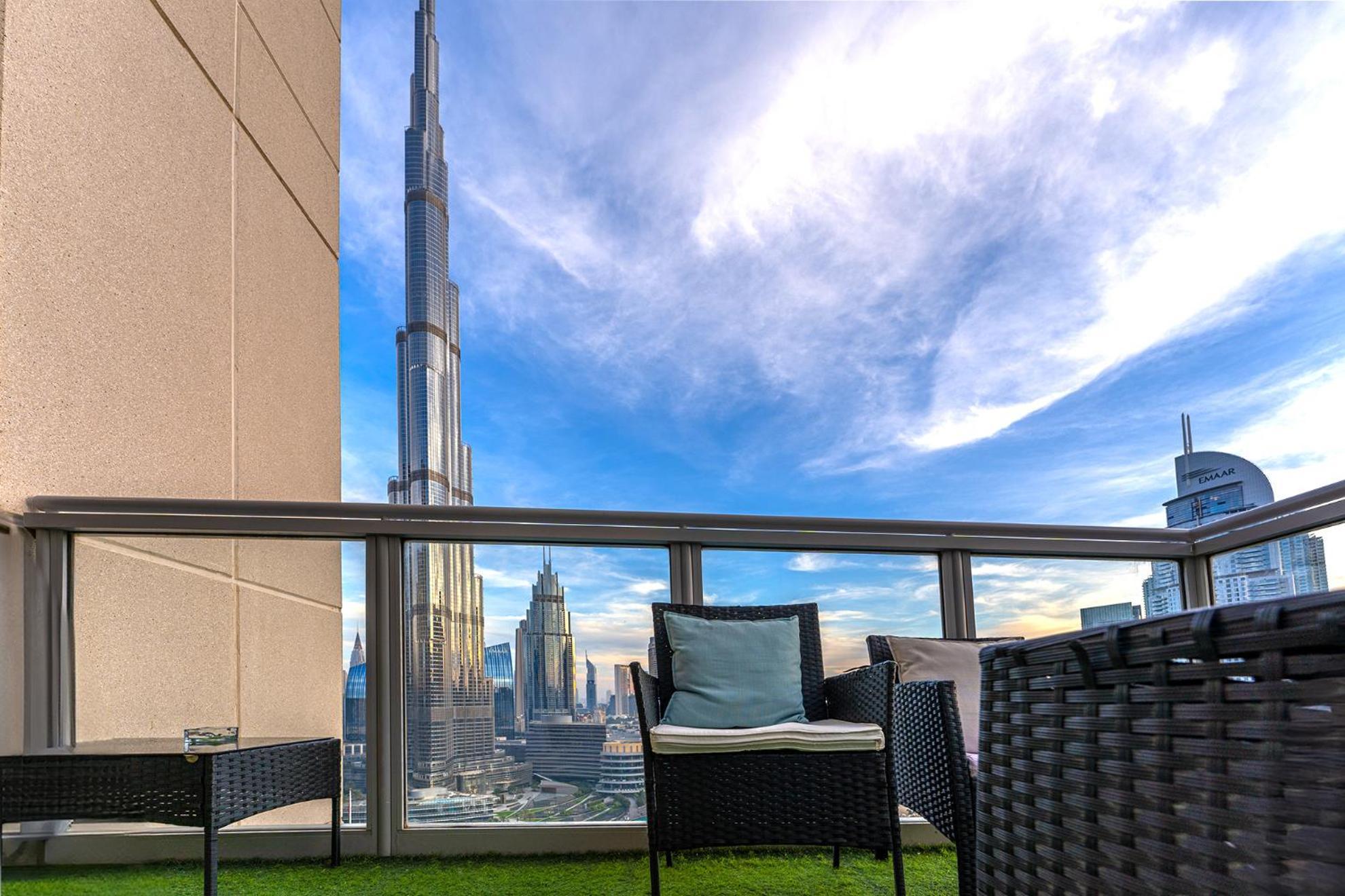 Spectacular Burj & Fountain View - Luxurious 3 Bedrooms & Maids Room - The Residences 迪拜 外观 照片